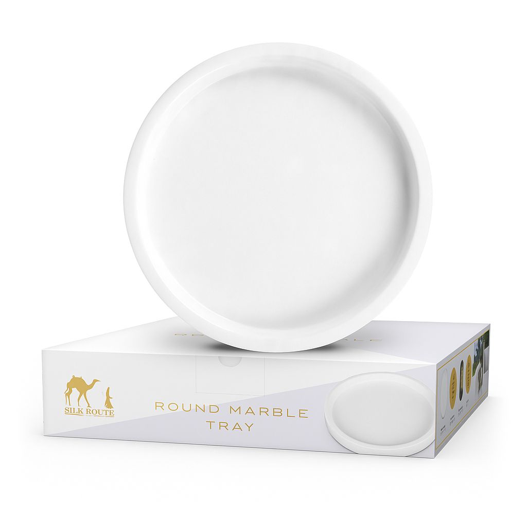 Aazon.co: Creative Co-Op Hand-Carved Arble Dish With Handle, Beige