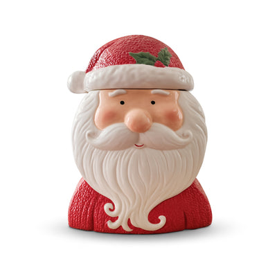 Ceramic Santa Claus Christmas Biscuit Storage Jar