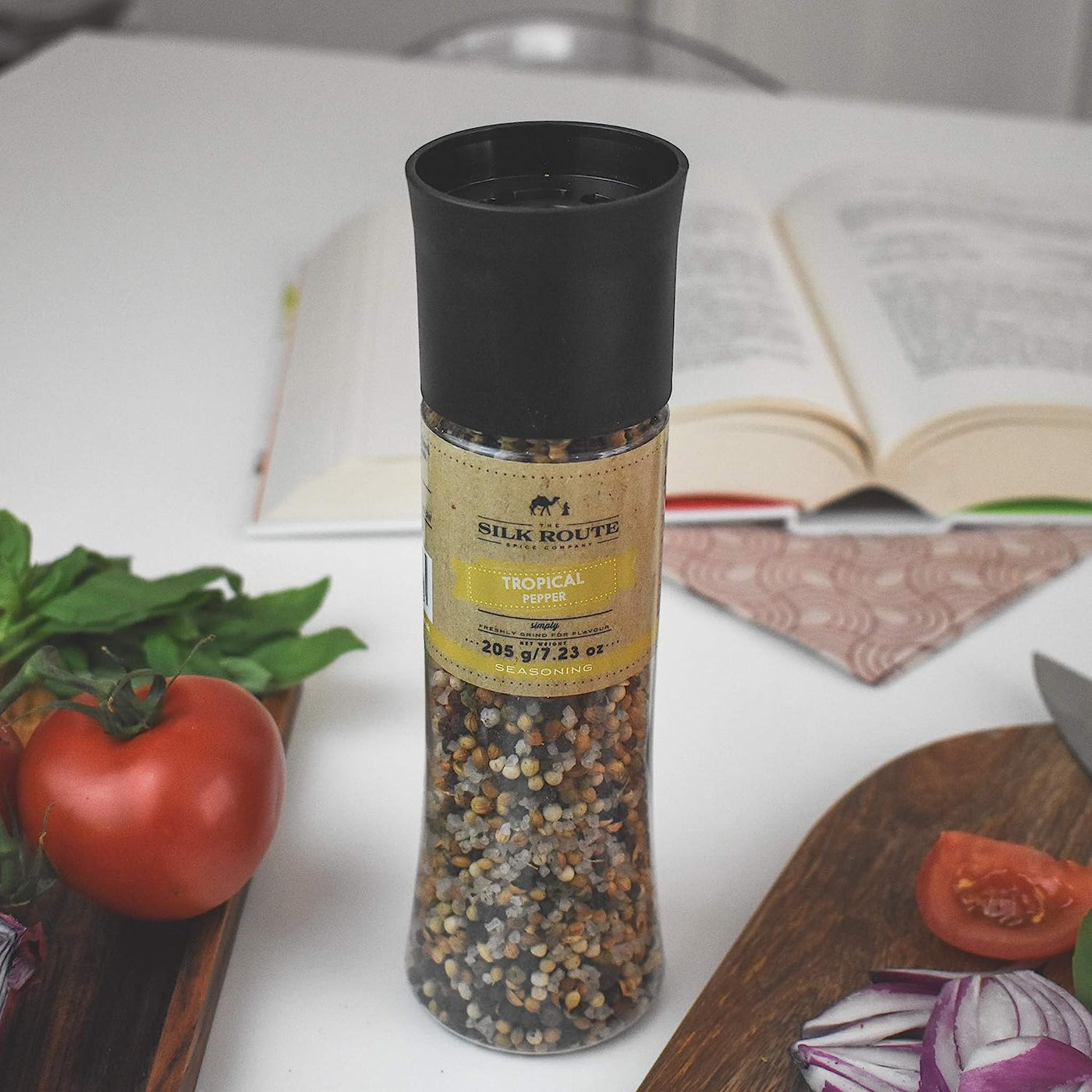 Mixed Pepper Grinder Bundle - Black Pepper, Lemon Pepper & Tropical Pepper