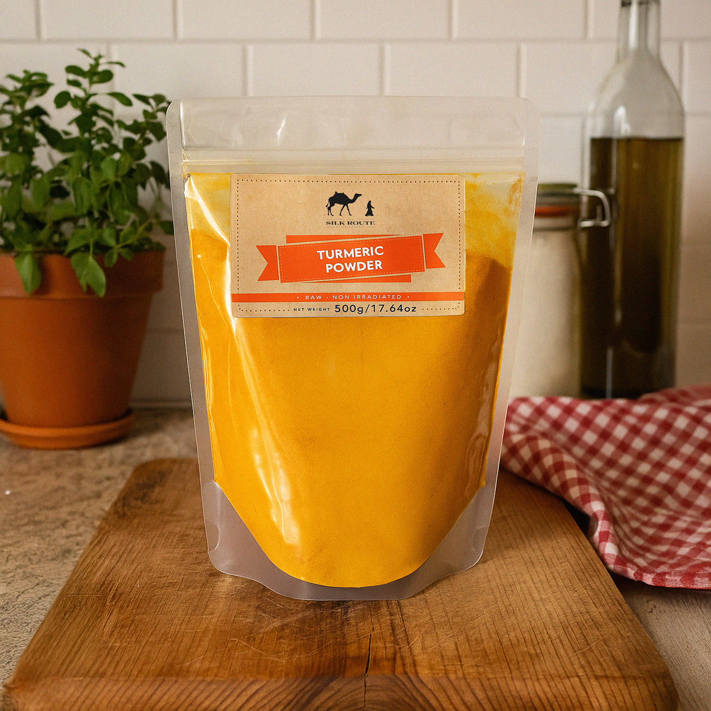 Resealable Turmeric Powder Pouch - 500g