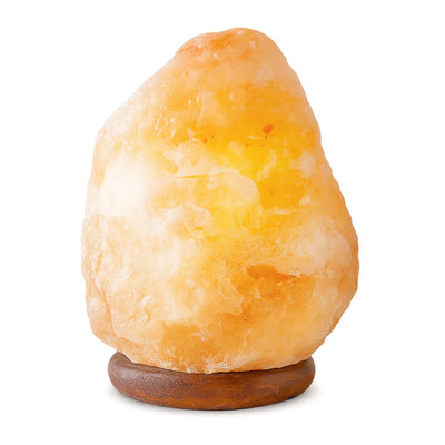 Himalayan Salt Lamp With Wooden Base 2-3KG