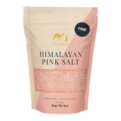Resealable Himalayan Rose Pink Salt - 2kg (Fine)