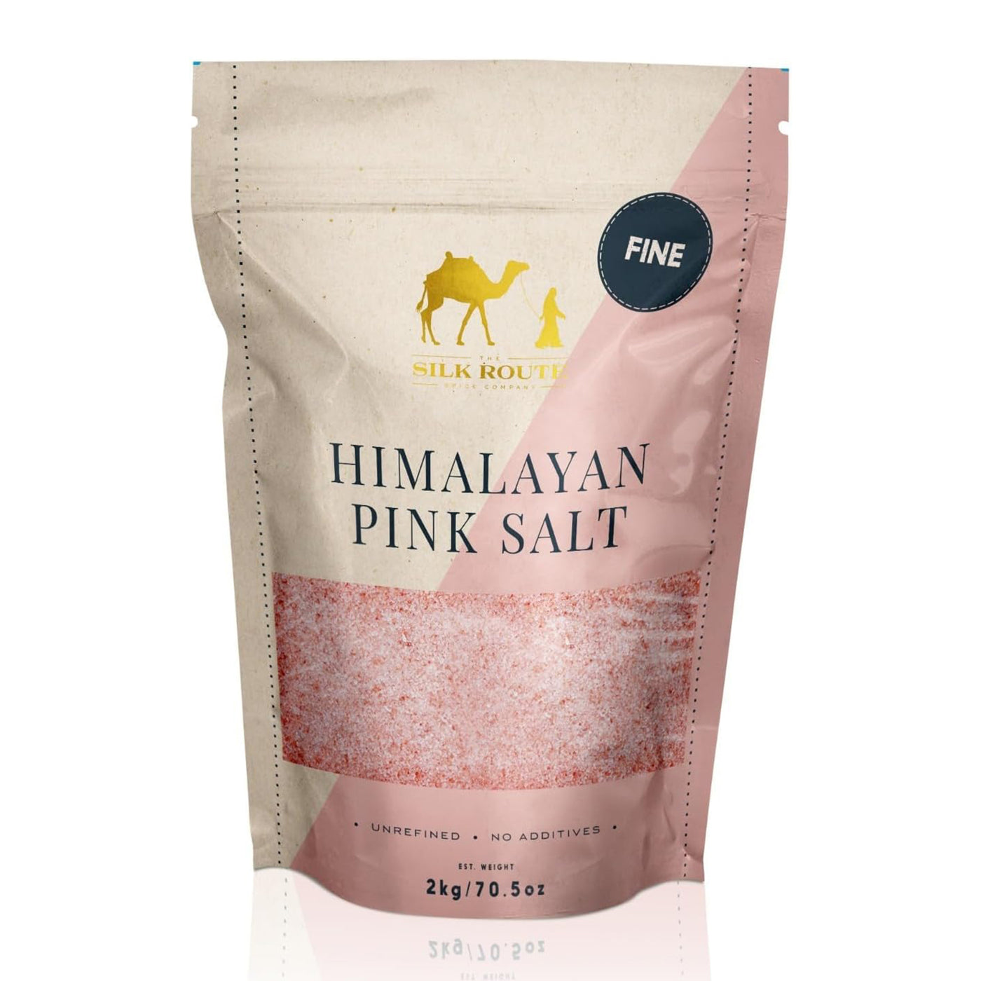 Resealable Himalayan Rose Pink Salt - 2kg (Fine)