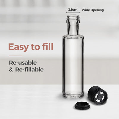 Whole Black Peppercorn Refillable Glass Grinder 118g