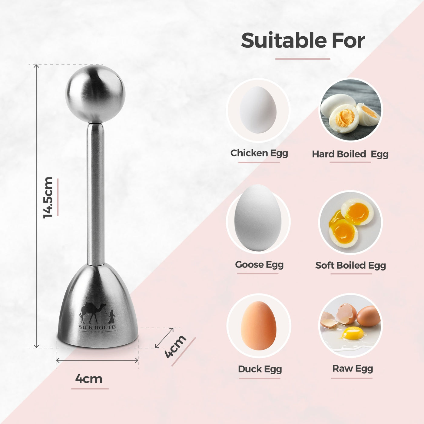 Stainless Steel Egg Topper