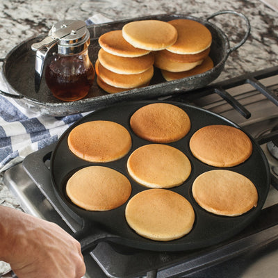 Cast Iron Mini Pancake Pan 7 Moulds