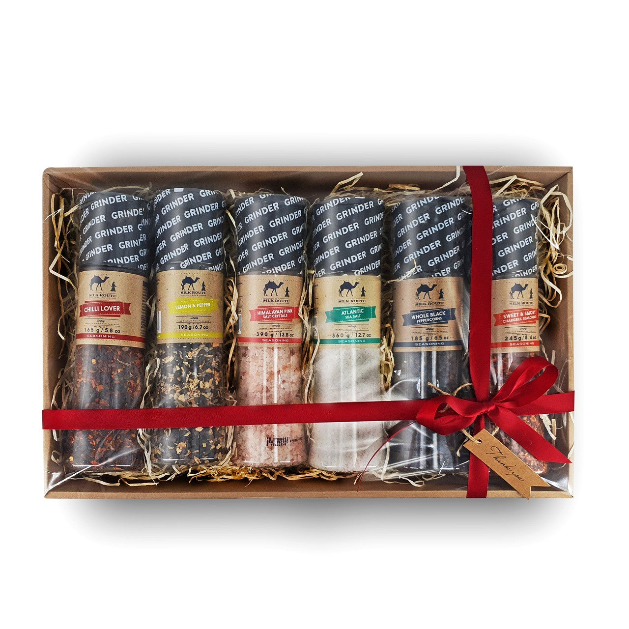 6x Giant Spice Grinder Gift Tray