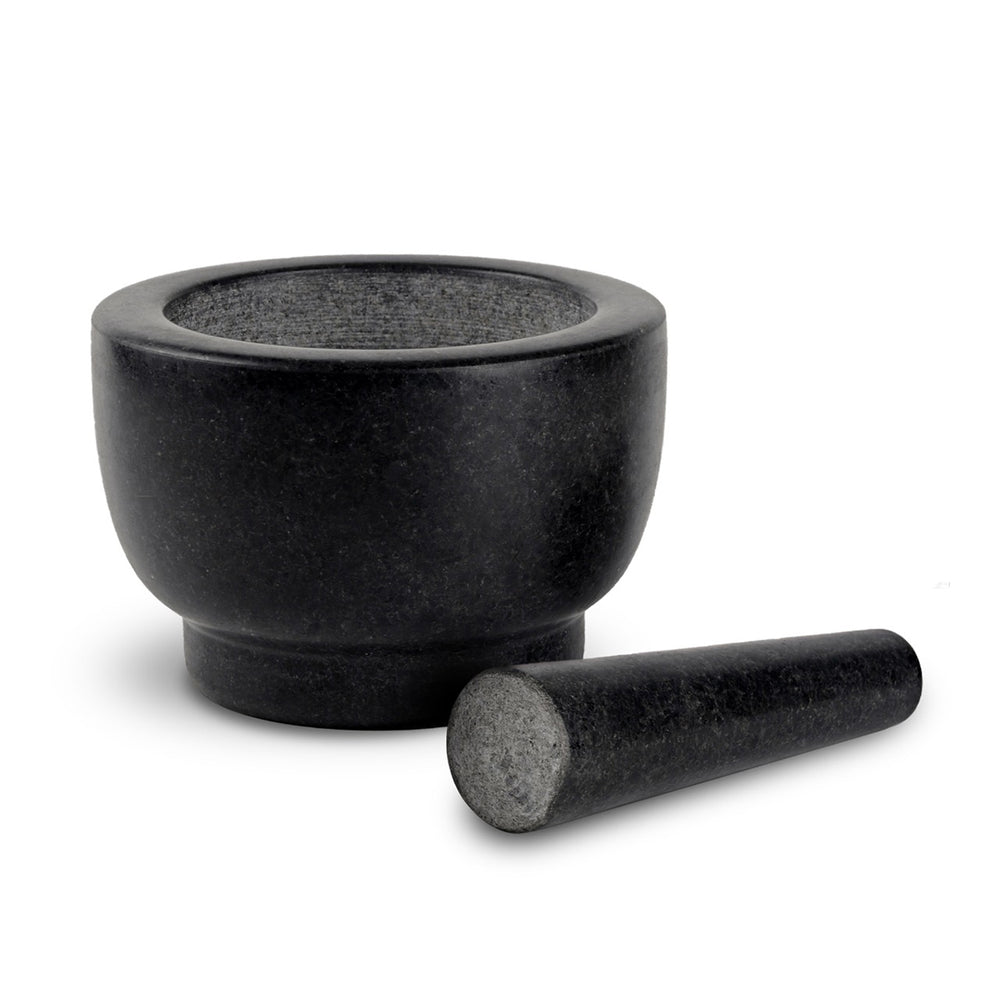 Mortier Et Pilon En Marbre Massif – Écrase Épices, Herbes, Ail – Design Élégant Et Durable Pour Cuisine Authentique