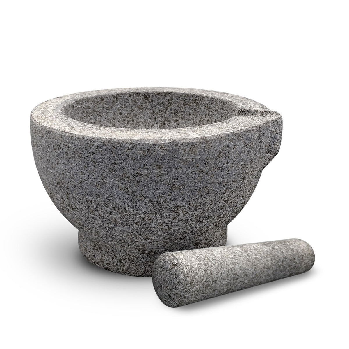 Classic Granite Pestle & Mortar With Spout Set