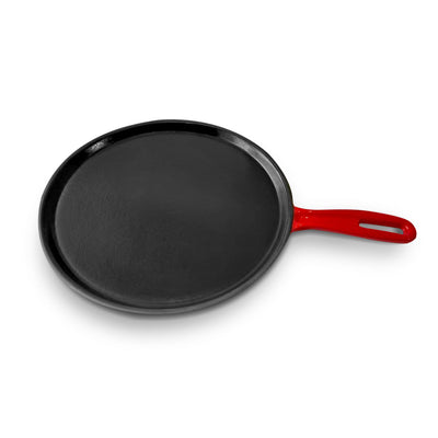 Crepe pan with spatula and spreader tool set