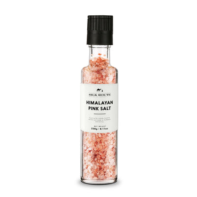 Himalayan Pink Salt Refillable Glass Grinder 230g