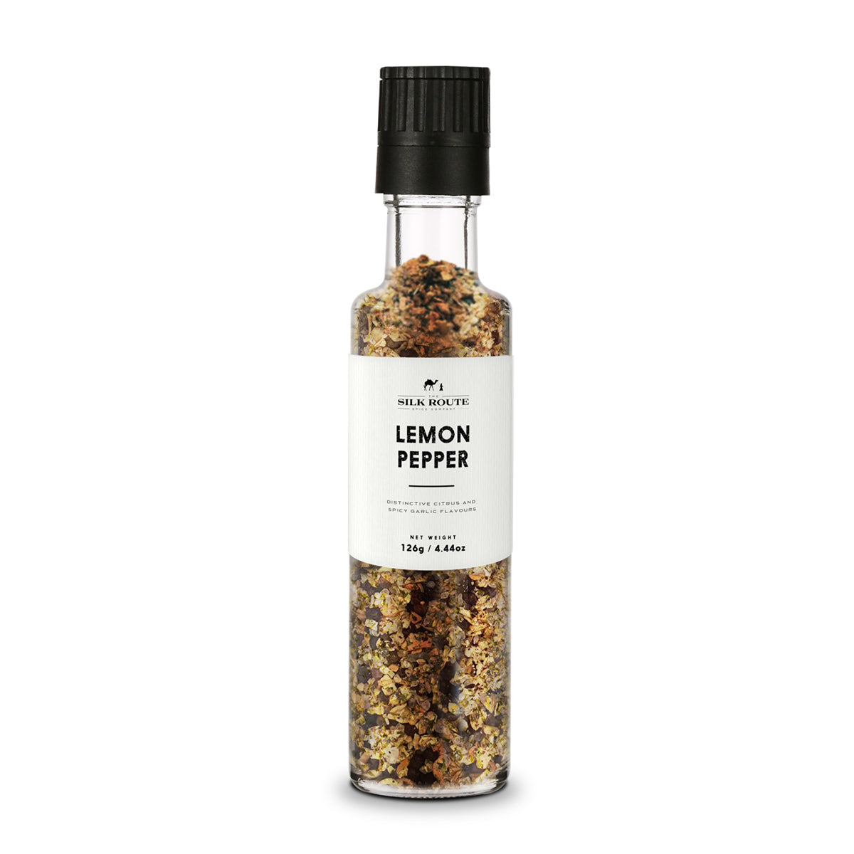 Lemon Pepper Refillable Glass Grinder 126g