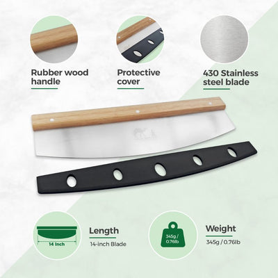 Pizza rocker knife