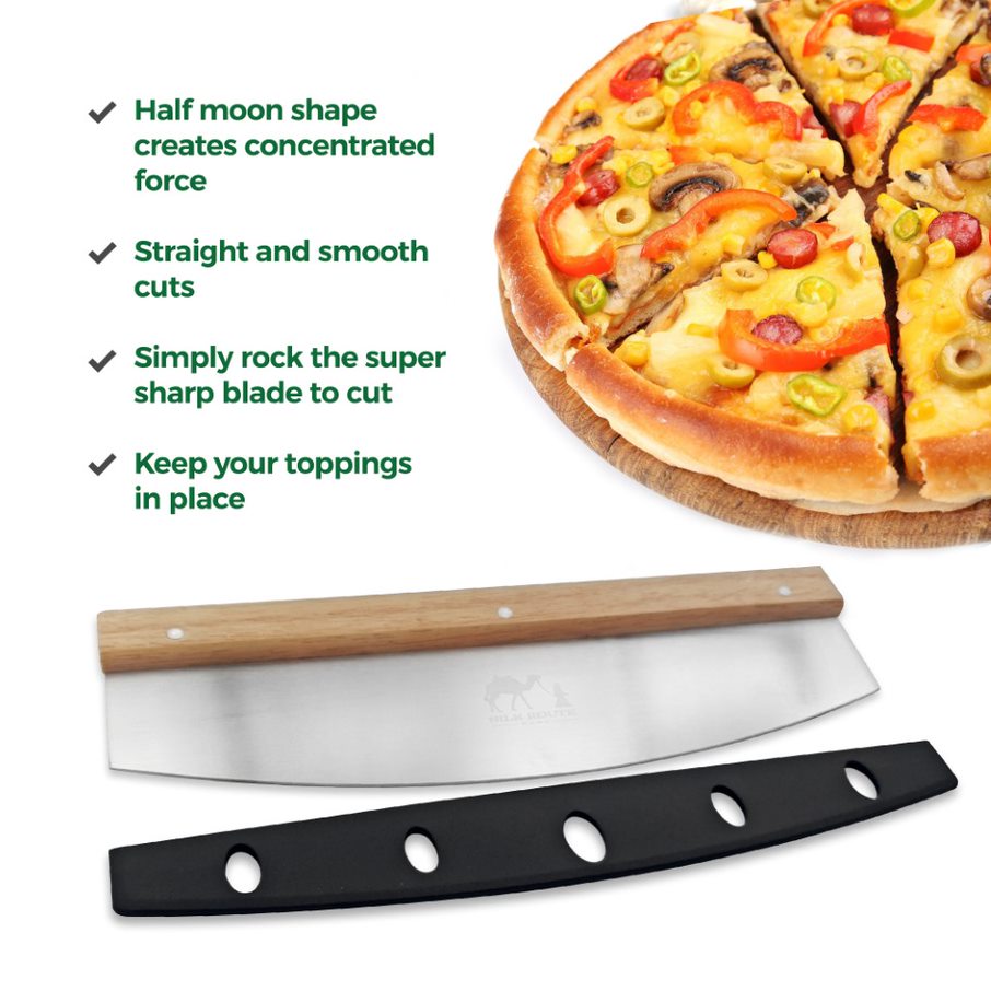 Pizza rocker knife