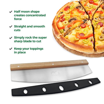 Pizza rocker knife