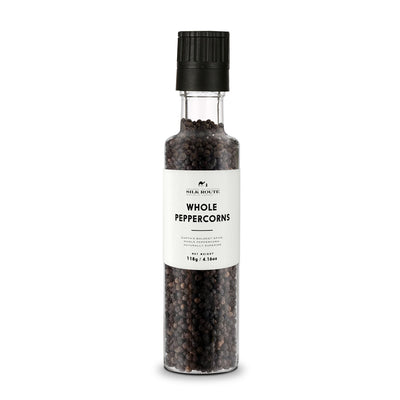 Whole Black Peppercorn Refillable Glass Grinder 118g