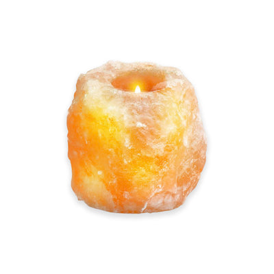 Wine Glass & Aerator With Himalayan Salt Tealight Holder Gift Set