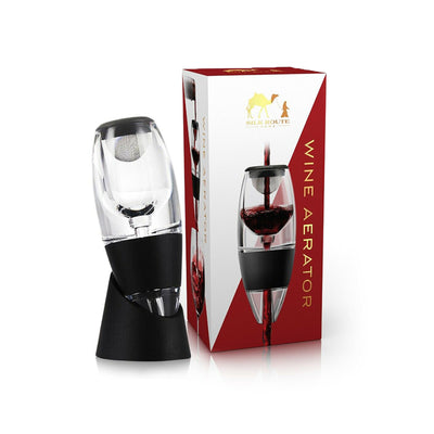 Stemless Wine Glasses & Aerator Gift Set