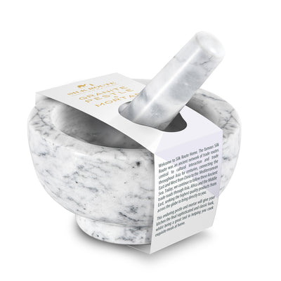 Classic White Marble Pestle & Mortar Set