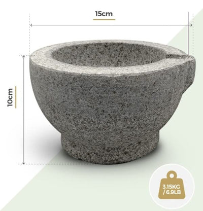 Classic Granite Pestle & Mortar With Spout Set