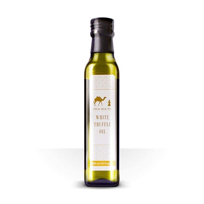 White truffle oil in bottle