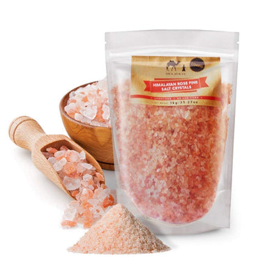 Resealable Himalayan Rose Salt Pouch - 500g (Coarse)