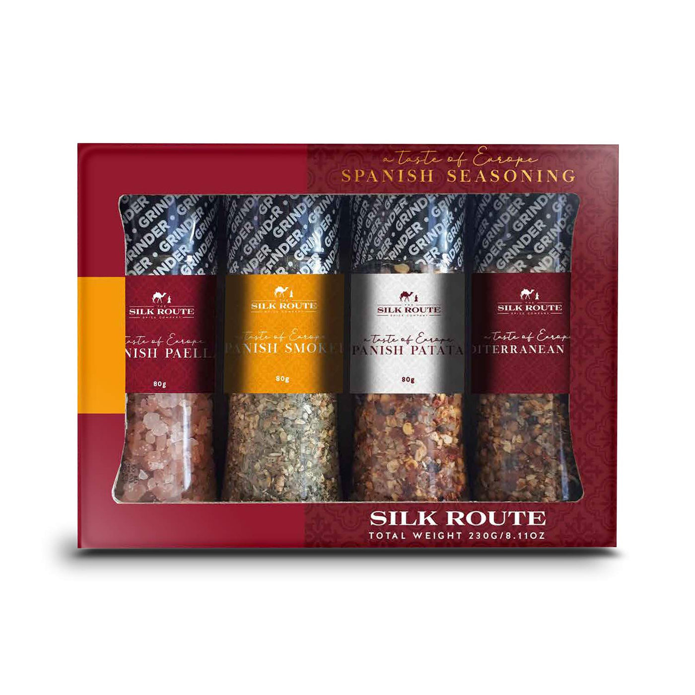 Spanish Spice Journey Gift Set (4 x 100ml Grinder).