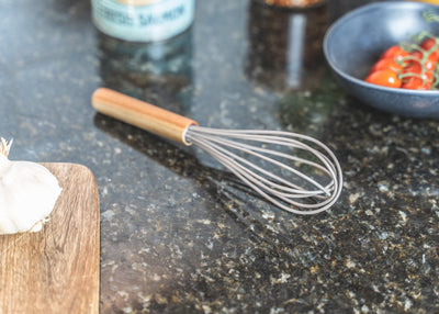 Kitchen acacia wooden egg whisk utensil 