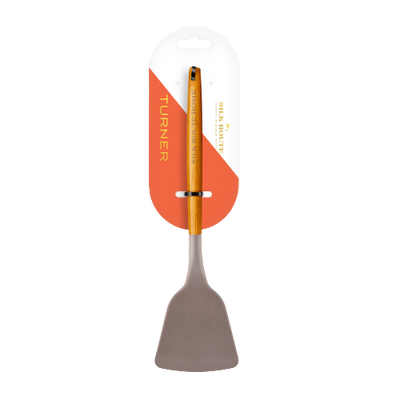 Kitchen acacia wooden turner utensil